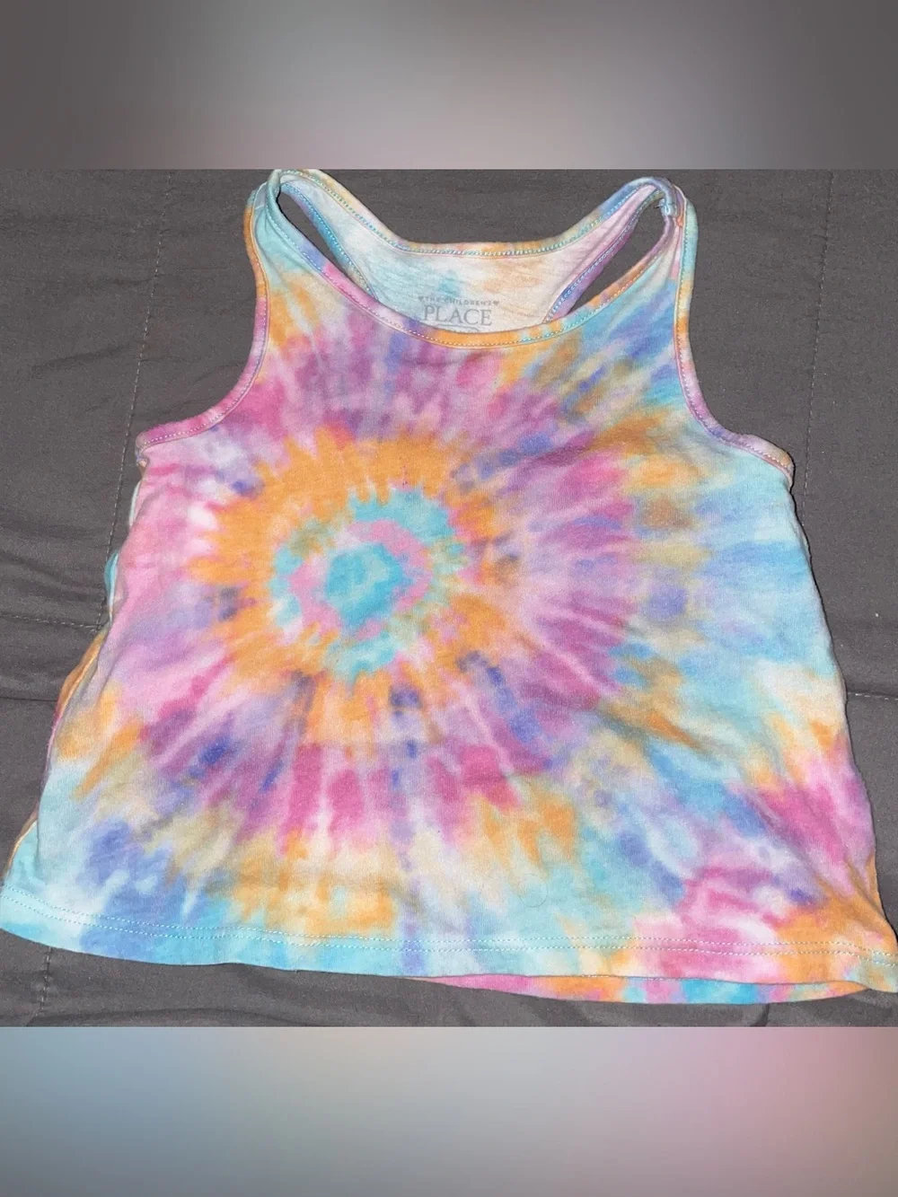 The Children's Place Tie-Dye Tank Top - Pink, Blue, Yellow, Purple